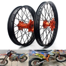 21" 18" MX Spoke Wheels Rim Hubs for Husqvarna 125-501cc 14-23 KTM EXC SXF XCW
