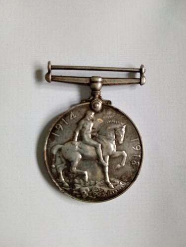 Ww1 service medal 1914 - ww1,