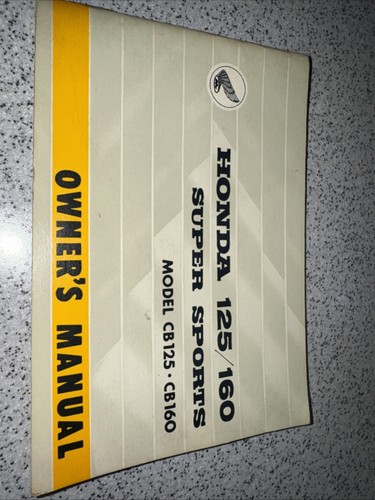Genuine honda cb125 cb160 - genuine,
