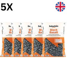 5 x Black Basalt Decorative