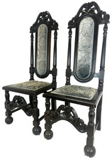 Pair of Antique Vintage Accent Chairs