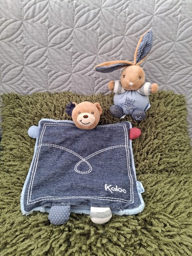 Kaloo teddy bear denim style - denim,