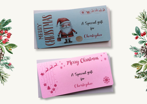 Personalised christmas scratch - christmas,
