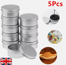 5packs aluminum round lip - round, balm