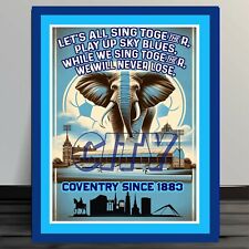 Coventry City Vintage Football Fans Art PUSB  Metal Wall SIGN VRS01