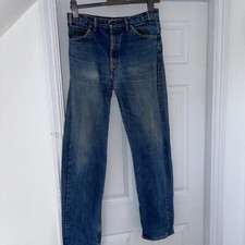 LEVI BLUE DENIM JEANS size 34x 34 leg slim fit VGC