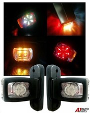 2x LED Red White Amber Side