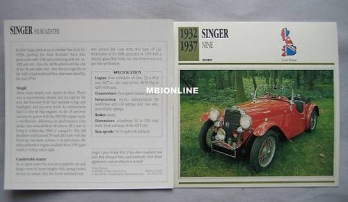 Singer nine sm - &,