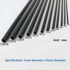 Black PVC Plastic Pipe Tube