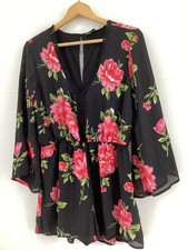 Primark Black Floral Long