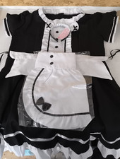 Women Anime Cosplay French Maid Dress Costume Halloween