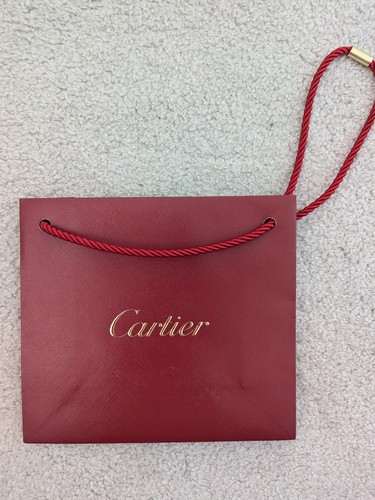 Cartier red paper gift bag - cartier,