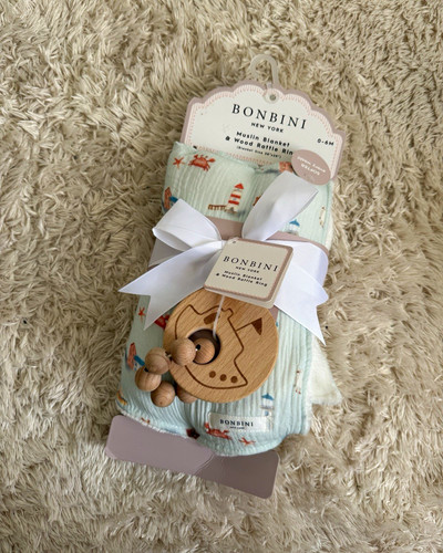Bonbini muslin soft receiving - muslin,
