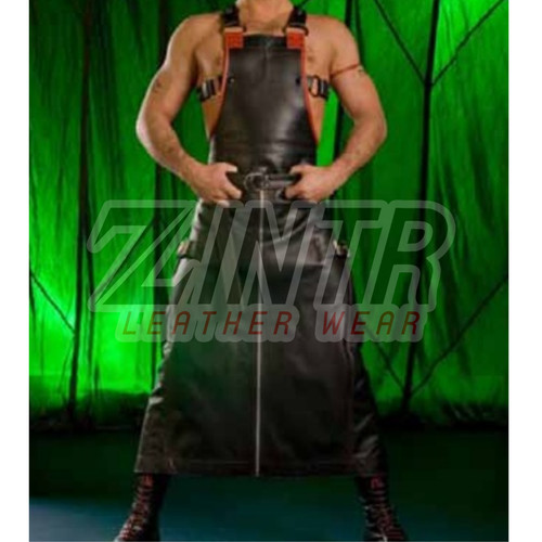Men real leather overalls - men,