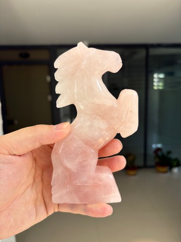 Natural rose quartz hose - rose,