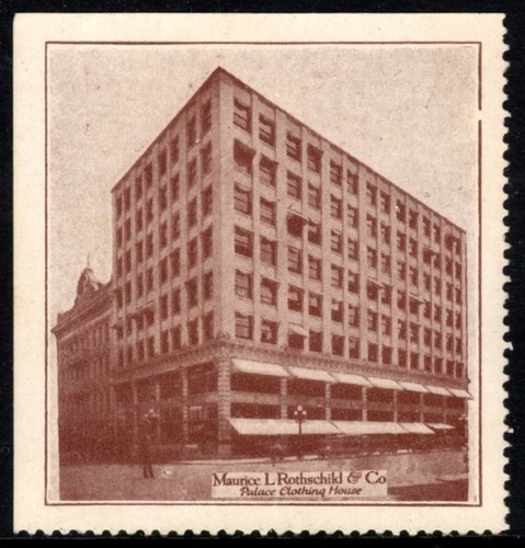 Vintage poster stamp - us,