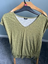 Ladies M and Co Khaki Top Size