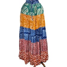 Boho Tiered Maxi Skirt |