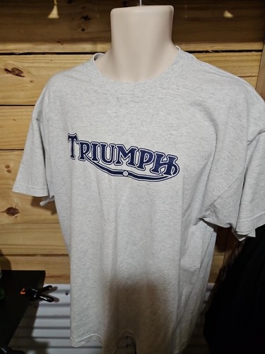 Triumph men gray logo - logo, crew