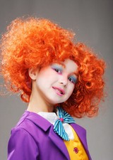 Childrens size curly ginger - size,