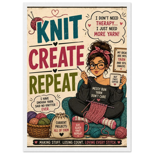 Wall art knit - wall, create