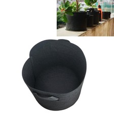 5 Gallon Thickened Non-Woven Aeration Fabric Grow Bag Pot with Handles, 30x25cm