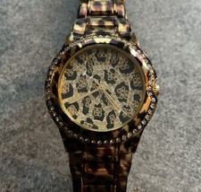 Guess Leopard Print Stainless