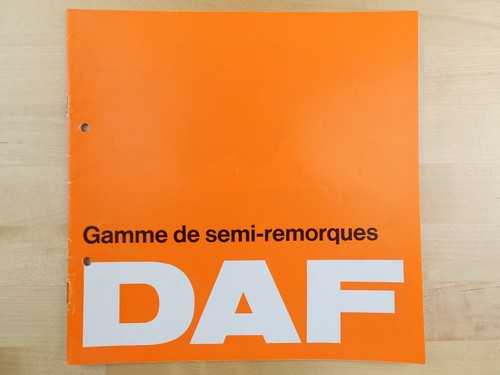 Daf trailer brochure 1973 - daf,