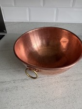 Copper Mixing Bowl 25cm With Hanging Ring