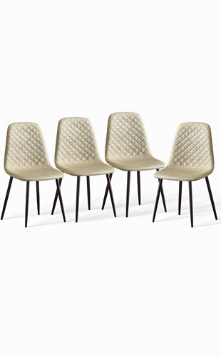 Set beige upholstered - 4,