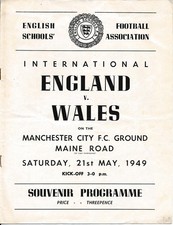 England v Wales (Schoolboy