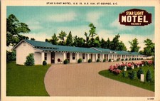 Vintage Star Light Motel Linen