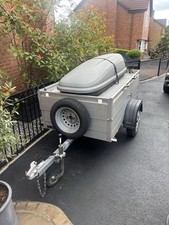 Trailer Flatbed or Boxed Sides, Easy Storage, 400kg Gross, 700Litres