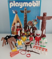Playmobil Western 3483 Native American Camp 100% Complete Boxed Instructions