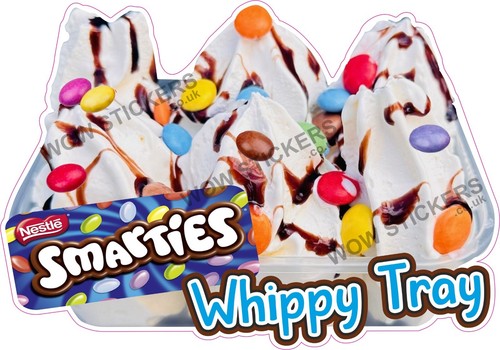 Ice cream van sticker - van, smarties