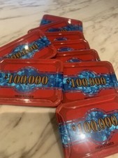 Premium $100,000 Poker Plaques