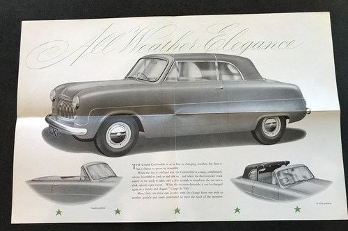 1953 ford consul convertible - consul,