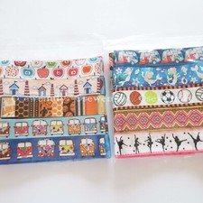 Ribbon Remnants - Random - Grosgrain Pack of 10 Designs - Crafts