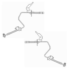 PAIR REAR BRAKE HOSES TO CALIPER FITS: VAUXHALL ASTRA H 2004-2011 DISCS BFH0014A