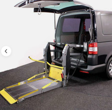 Ricon Wheelchair Lift With Controller Rear of van mobility lif