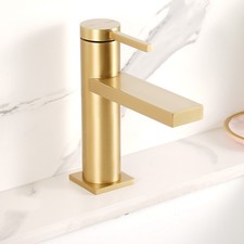 Brushed Gold bathroom sink