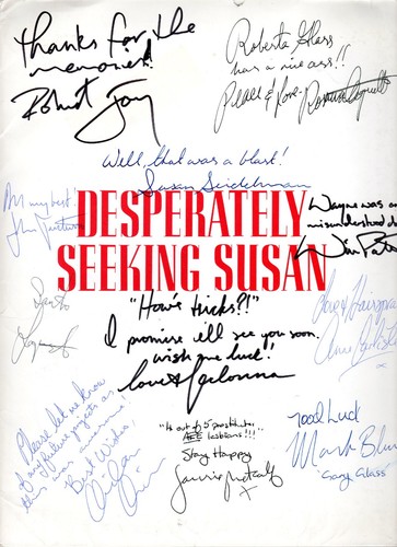 Desperately seeking susan - desperately,
