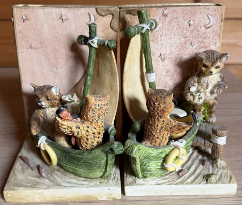 Vintage owl and the pussy - vintage, pussy-cat