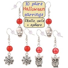 30 Pairs Halloween Charm