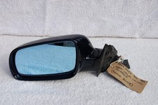 Genuine Audi B5 A4 S4 facelift left wing mirror in Ming Blue (LZ5L).  8D0857543A
