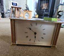 VINTAGE MID 20C "KIENZLE" GERMANY AUTOMATIC MANTLE CLOCK -QUARTZ