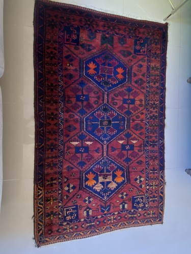 Vintage balouchi rug hand made - vintage,