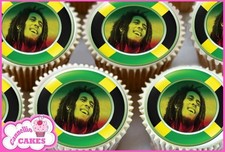 BOB MARLEY JAMAICA CUPCAKE