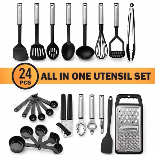 Pcs kitchen utensils set - 24,