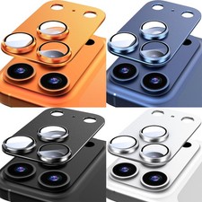 For iPhone 17 Pro Max/ Pro Metal Camera Lens Protector Tempered Glass Full Cover